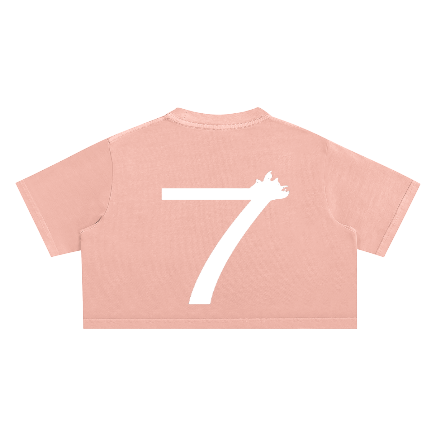 Haloboy Blue Jack Cropped T-Shirt Pink