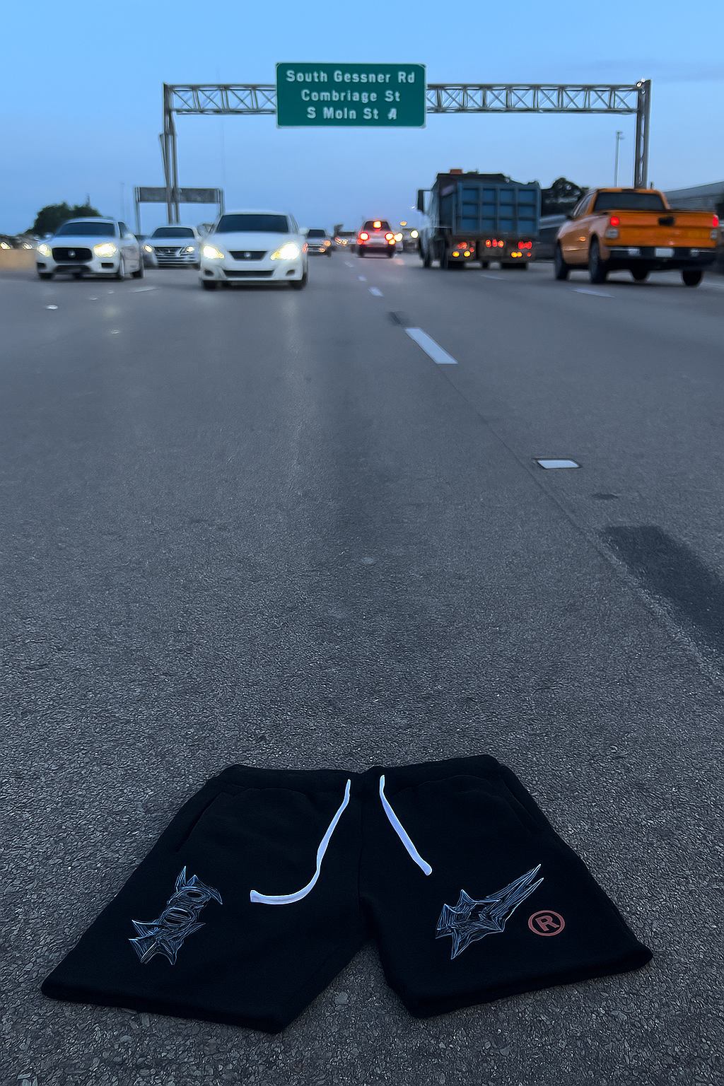 Haloboy Black Cotton Shorts