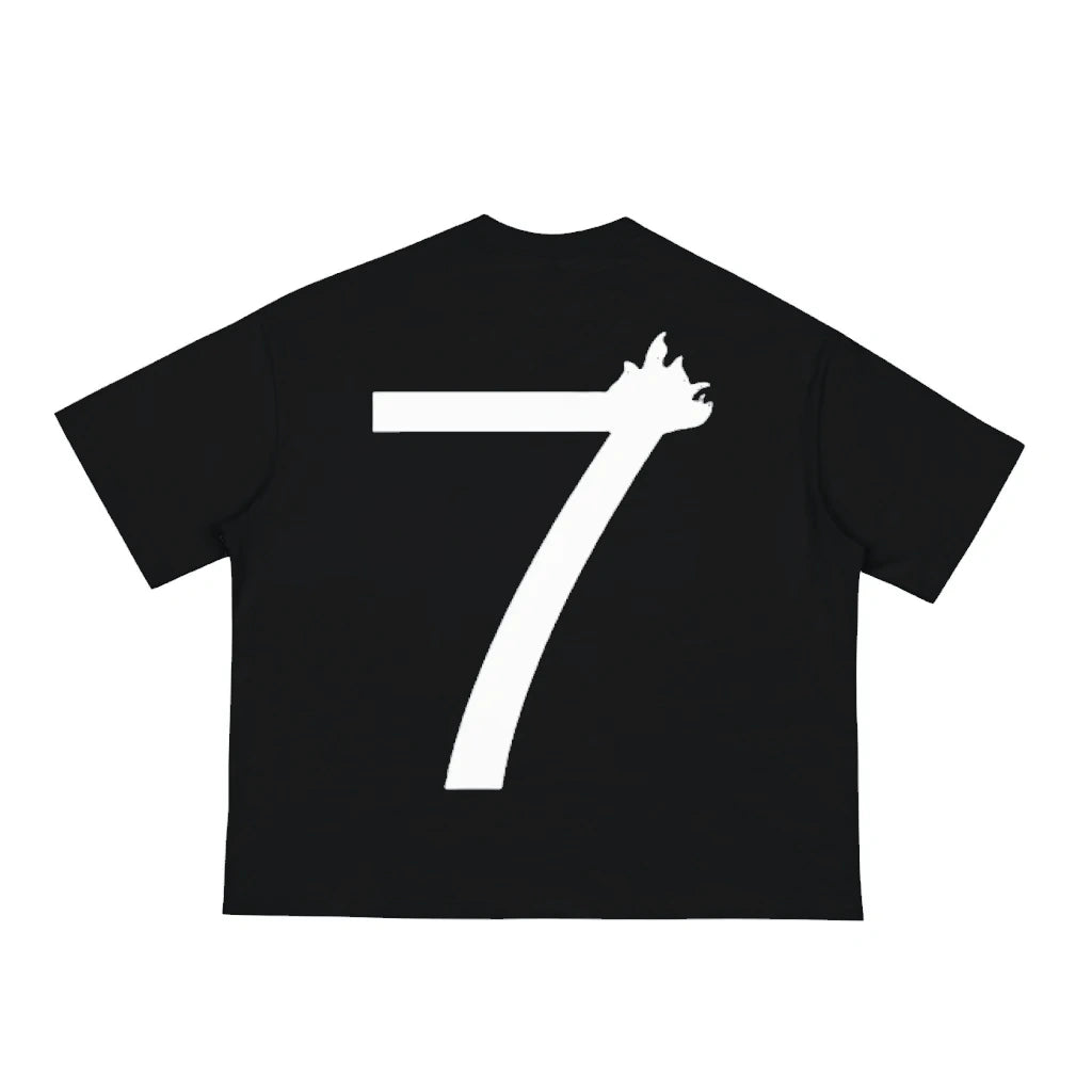 Haloboy Blue Jack Boxy Tee Black